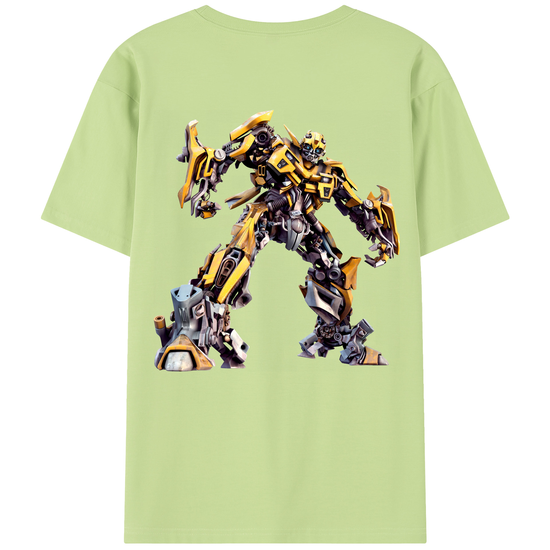 （画像用） Transformers トランスフォーマー 綿100％半袖Tシャツ（背面プリント）